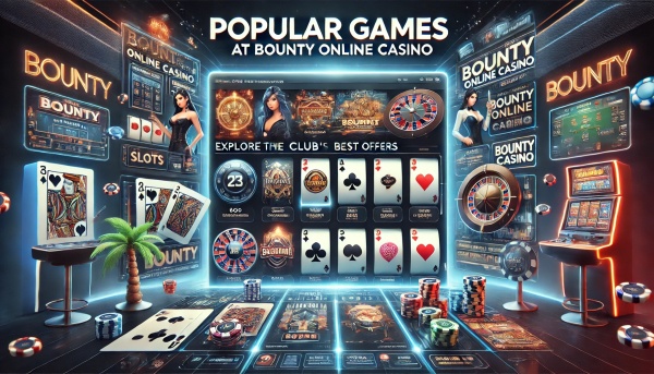 Какие игры представлены в клубе онлайн казино Bounty